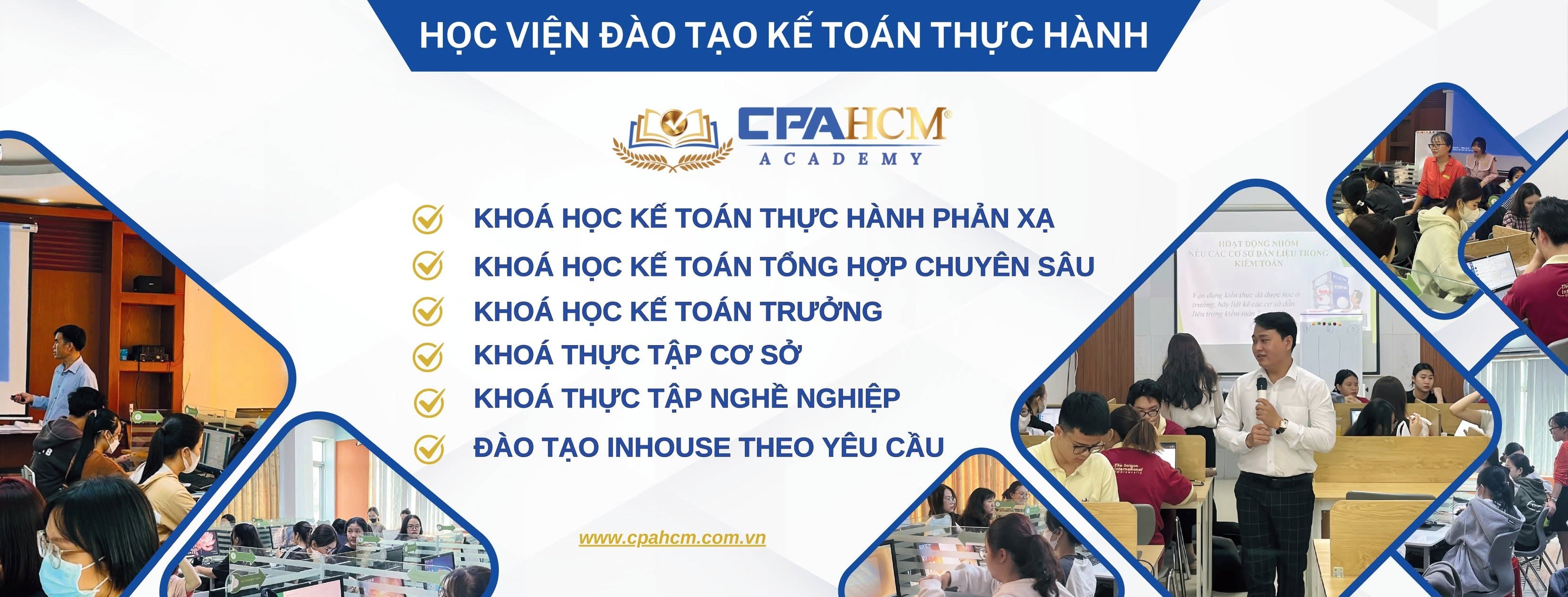 Ảnh bìa CPA HCM Academy: 6 dòng khoá học và hình ảnh lớp học